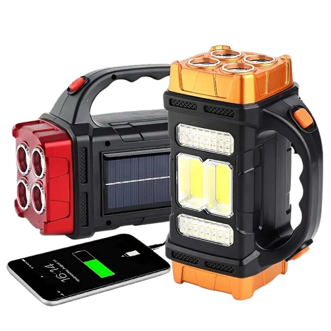 Avelena | SolarBeam 3-in-1 Notfall-Taschenlampe
