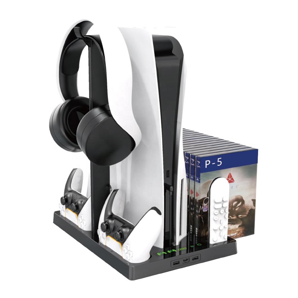 Avelena | Sony Playstation 5 Vertikale Dockingstation mit Kühlventilator