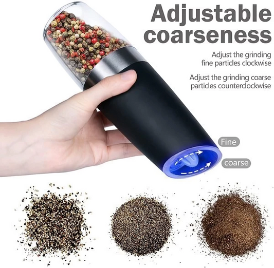 Avelena | SpiceGlide - Salz- und Pfeffermühle mit Schwerkraftsensor