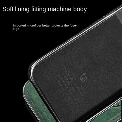 Avelena | Luxuriöse Lederhülle mit unsichtbarem Ständer für das Iphone