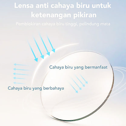 Avelena | Blaulicht-blockierende Halbrandbrille