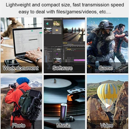 Avelena | SafePort | Mobil 10TB Festplatte mit superschnellem Zugriff