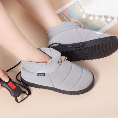 Avelena | [Wintergeschenk] Elektrisch beheizte Plüschschuhe