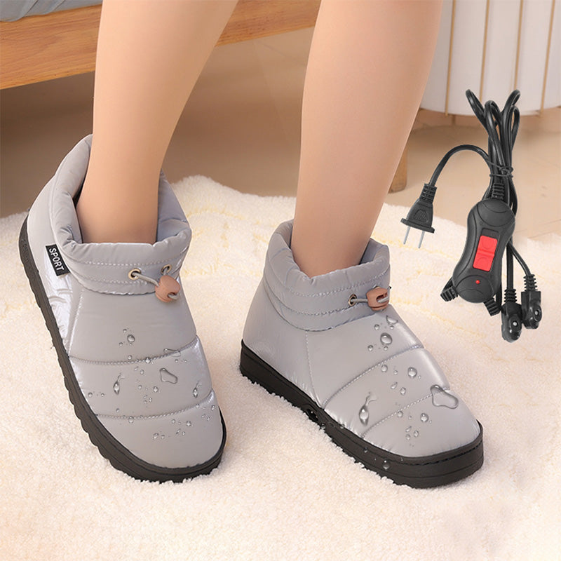 Avelena | [Wintergeschenk] Elektrisch beheizte Plüschschuhe