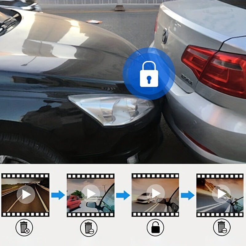 Avelena | 🚗📹Auto-Kamera mit 170° Weitwinkel und 1080p Dual-Linse