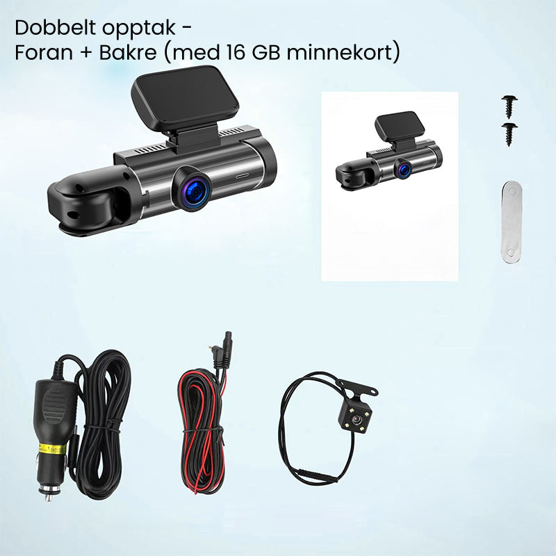 Avelena | 🚗📹Auto-Kamera mit 170° Weitwinkel und 1080p Dual-Linse