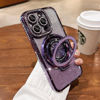 Avelena | Glitzernder Diamant Magnetring-Hülle für Iphone