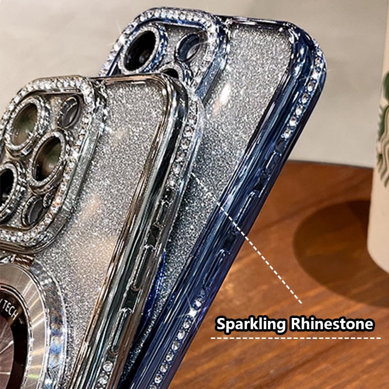 Avelena | Glitzernder Diamant Magnetring-Hülle für Iphone