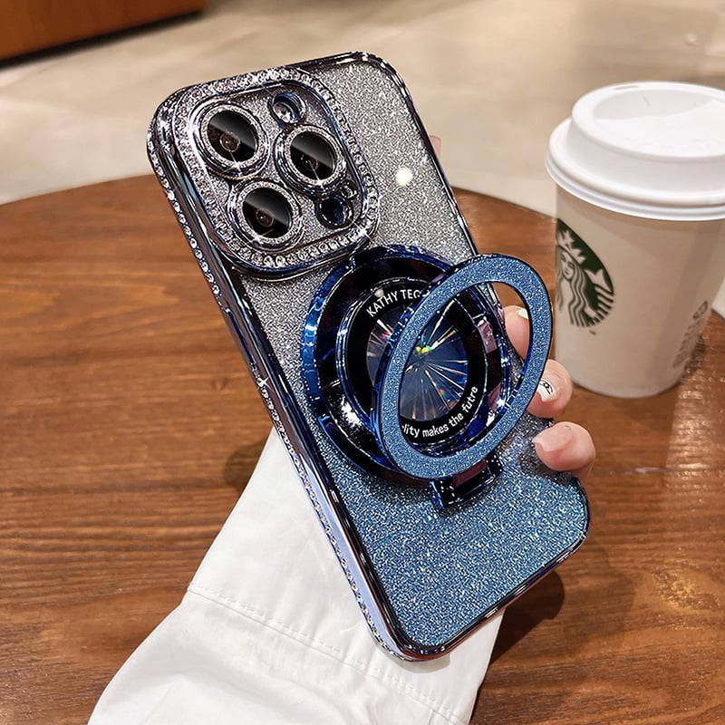 Avelena | Glitzernder Diamant Magnetring-Hülle für Iphone