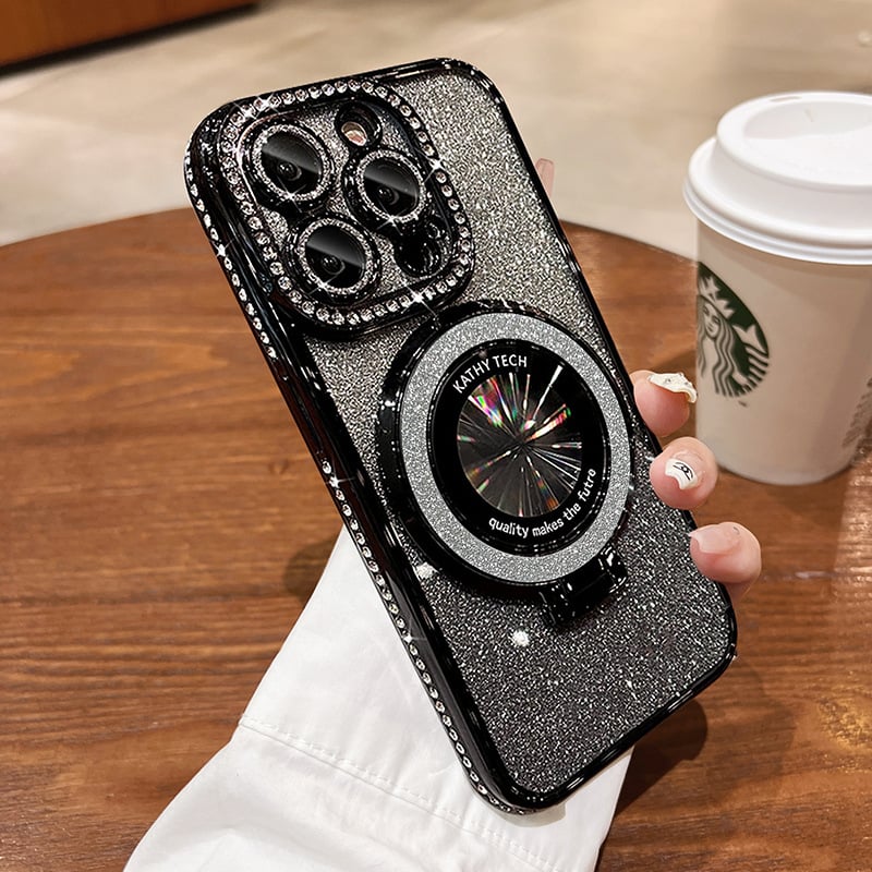 Avelena | Glitzernder Diamant Magnetring-Hülle für Iphone