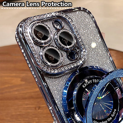 Avelena | Glitzernder Diamant Magnetring-Hülle für Iphone