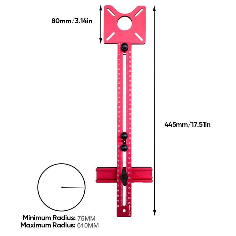 Avelena | 3 in 1 Router Frässchlitz Gelenk