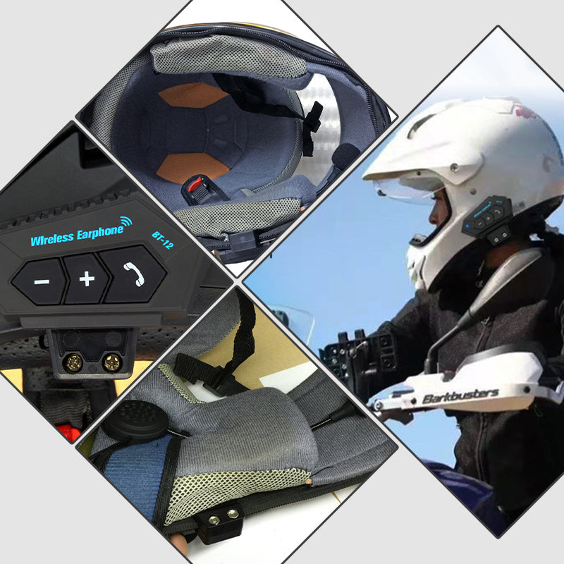 Avelena | BT12 Motorradhelm Bluetooth-Headset