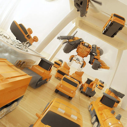 Avelena | Magnetische Transformationsengineering-Auto-Montagespielzeuge