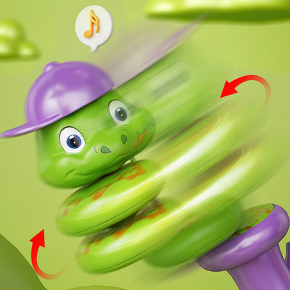 Avelena | Cartoon Tierform Schlange Drehende Handheld Pfeifenspielzeug