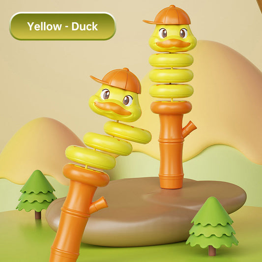 Avelena | Cartoon Tierform Schlange Drehende Handheld Pfeifenspielzeug