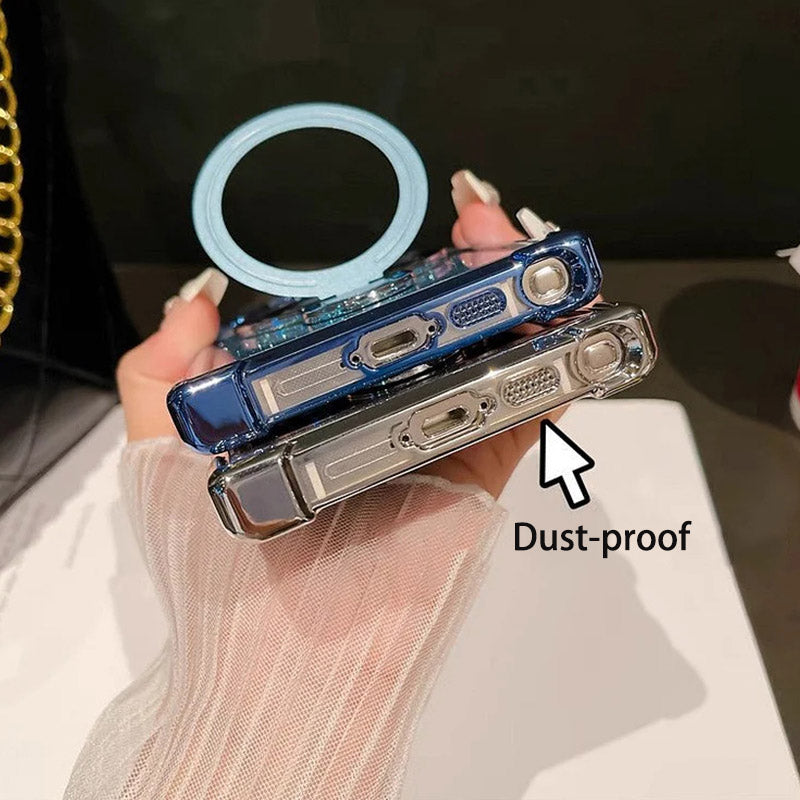 Avelena | Magnetischer Glitzer-Mobile mit Farbverlauf-Handyhüllen für Samsung S22/23/24