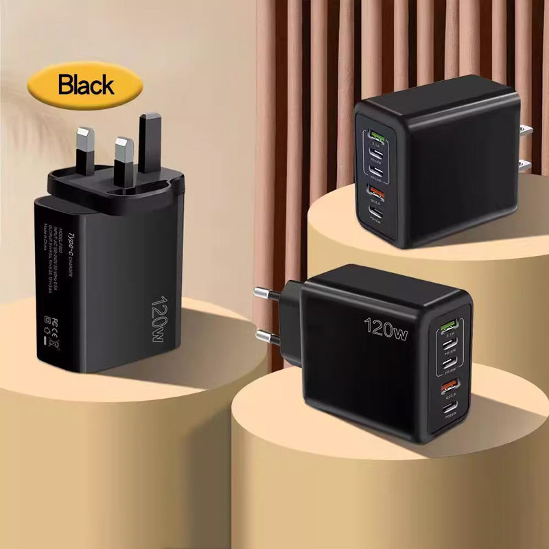 Avelena | 120W Schnellladegerät mit 5 Anschlüssen⚡