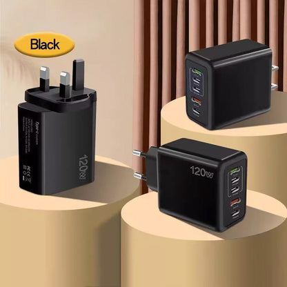 Avelena | 120W Schnellladegerät mit 5 Anschlüssen⚡
