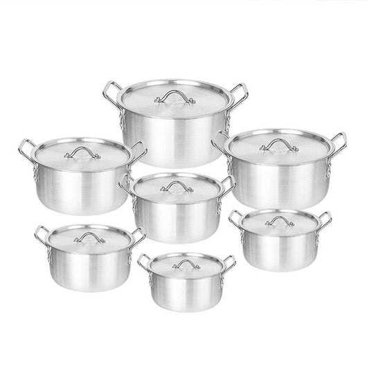 Avelena | Aluminium Kochgeschirr Suppentopf 7-teiliges Set