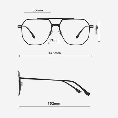 Avelena | 3 in 1 Vintage Magnetclip Sonnenbrillen