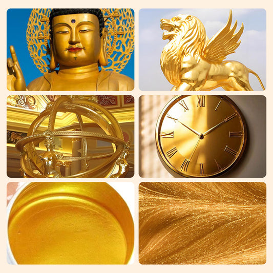Avelena | Wasserbasierte Blattgoldfarbe für Kunst, Malerei, Handwerk