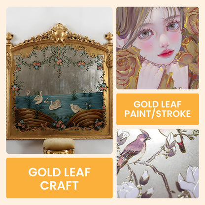 Avelena | Wasserbasierte Blattgoldfarbe für Kunst, Malerei, Handwerk