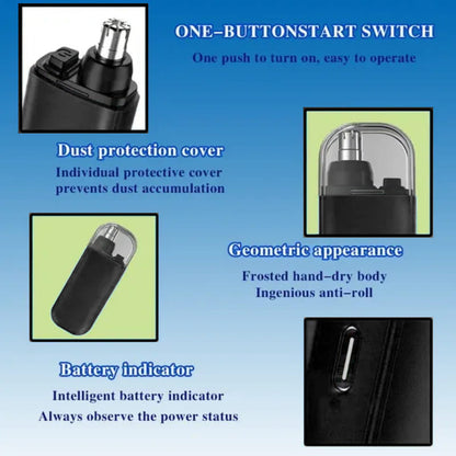 Avelena | Effektiver wiederaufladbarer tragbarer Nasenhaarschneider