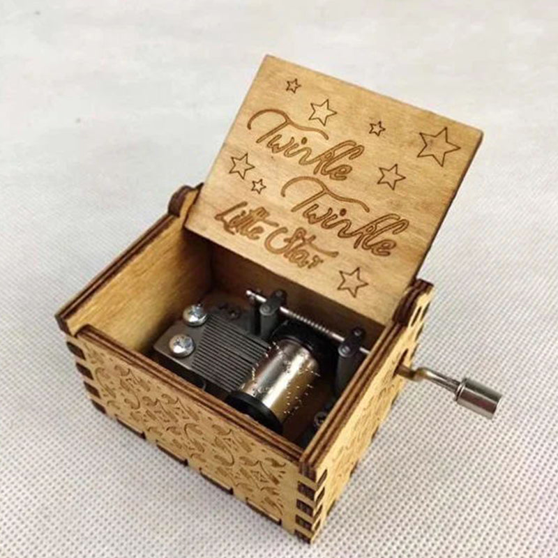 Avelena | Vintage mechanische Spieluhr mit Handkurbel