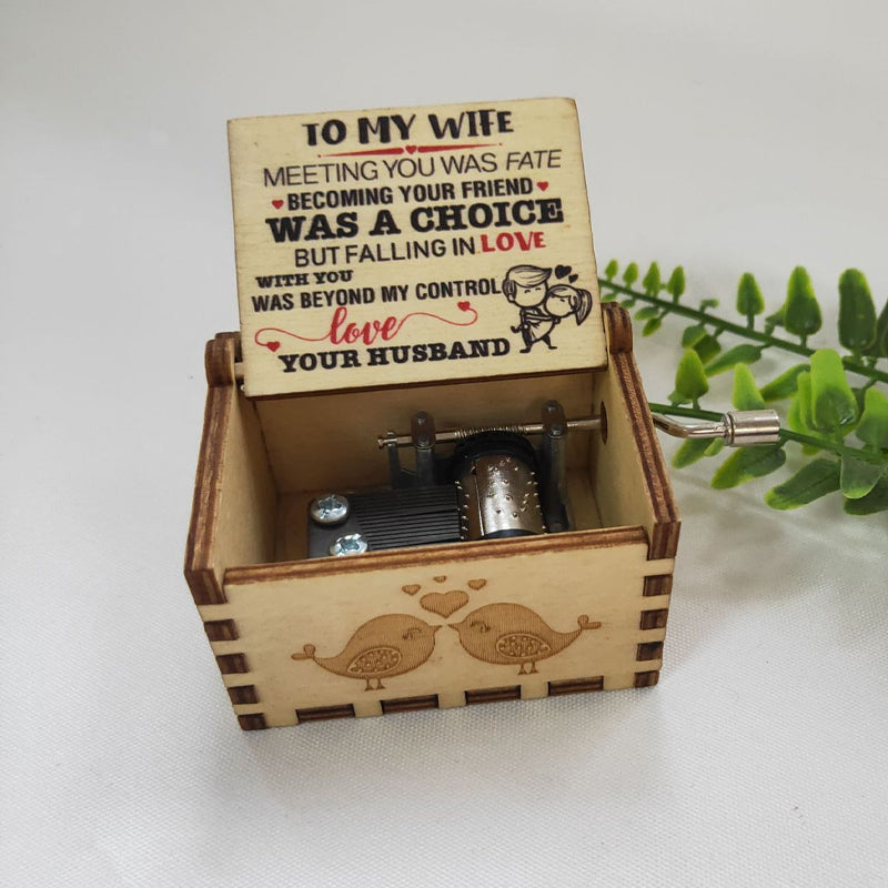 Avelena | Vintage mechanische Spieluhr mit Handkurbel