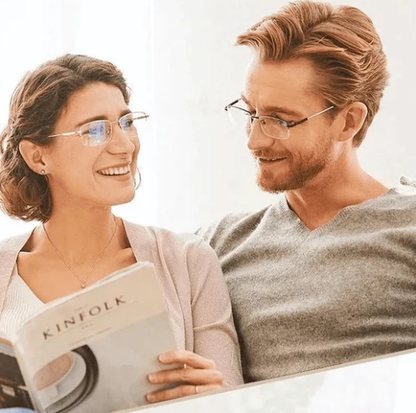 Avelena | Saphir Hohe Härte Anti-Blau Progressive Distanz- und Nah-Doppelnutz-Lesebrille