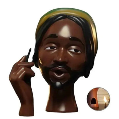 Avelena | Einzigartiger kopfförmiger Räuchergefäß