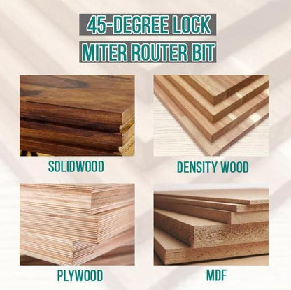 Avelena | WoodCarver | 45° Gehrungsfräser für perfekte Holzverbindungen