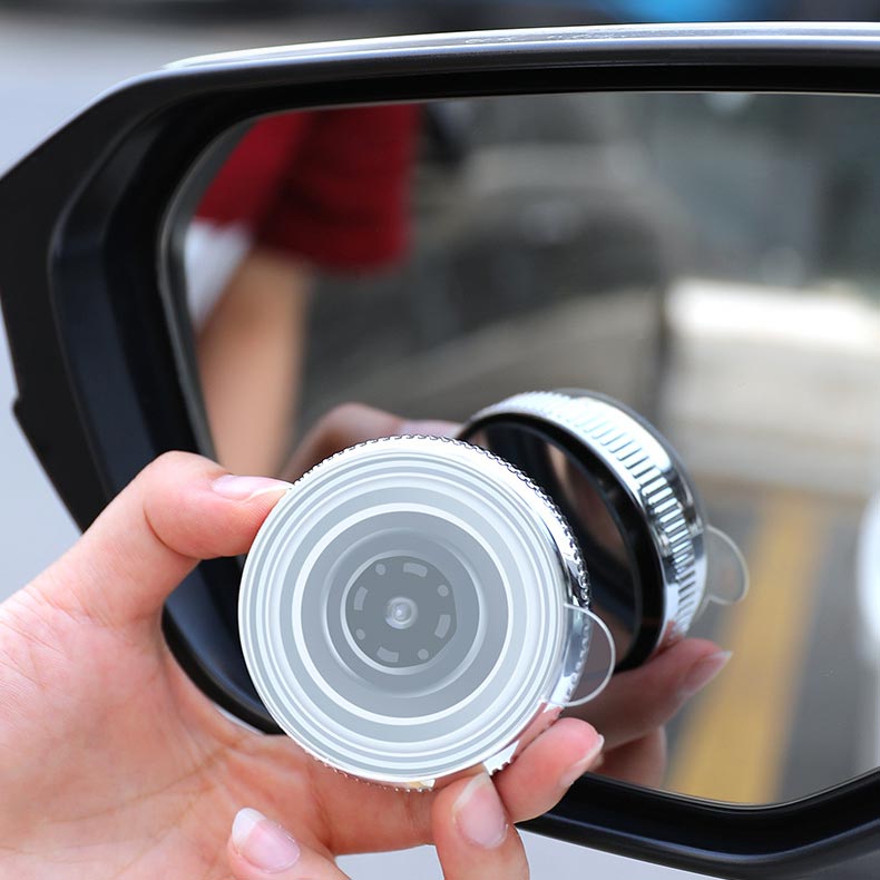 Avelena | 2 Stück Saugnapf-Spiegel für den toten Winkel im Auto