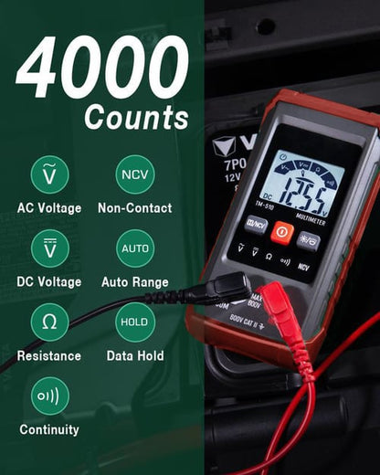 Avelena | Vollautomatisches intelligentes digitales Multimeter mit Brandschutz