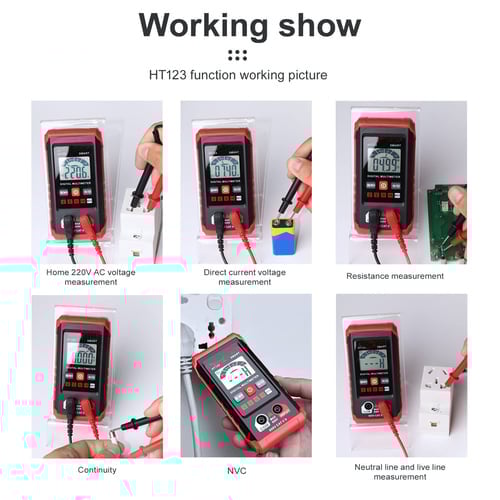 Avelena | Vollautomatisches intelligentes digitales Multimeter mit Brandschutz