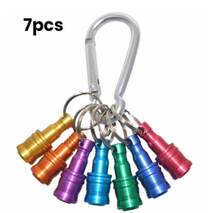 Avelena | 1/4" Sechskantschraubendreher-Bit-Halter Schlüsselringe