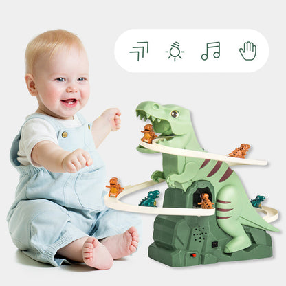 Avelena | Elektrisches Spielset mit Dinosaurierjagd und Rennstrecke