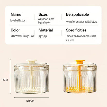 Avelena | Transparent Fleischbällchen-Maker