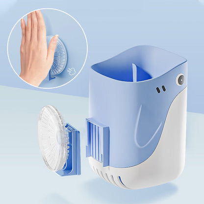 Avelena | Wandmontiertes Saugnapf-Toilettenbürstenset