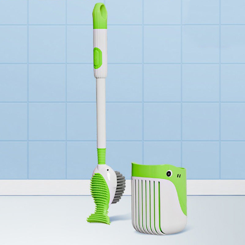 Avelena | Wandmontiertes Saugnapf-Toilettenbürstenset