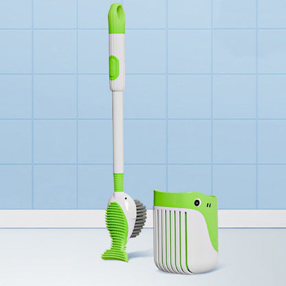Avelena | Wandmontiertes Saugnapf-Toilettenbürstenset