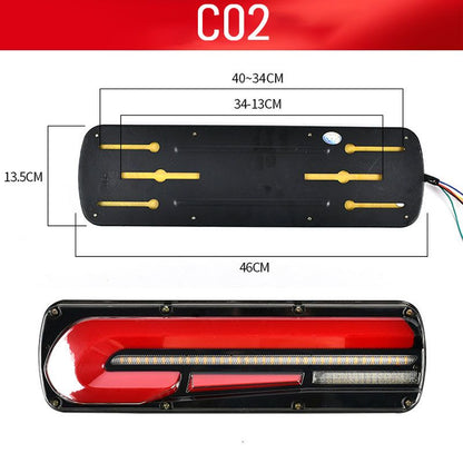 Avelena | 2 leistungsstarke LED-Rücklichter für Lastwagen