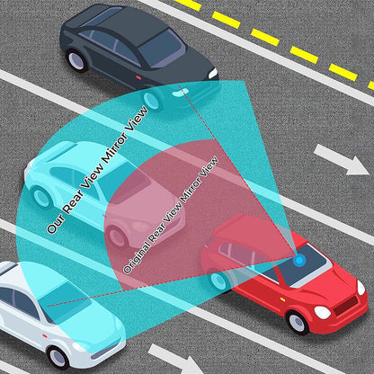 Avelena | Breit gewölbter Rückspiegel für Autos