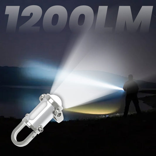 Avelena | 1200LM Super Hell Starker Mini Schlüsselanhänger Wasserdichte Taschenlampe