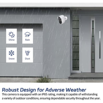 Avelena | Solarbetriebene Überwachungskamera - drahtlose WiFi IP-Kamera