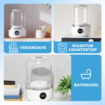 Avelena | 😍 Tragbare wiederaufladbare Mini-Waschmaschine für Unterwäsche！🩲