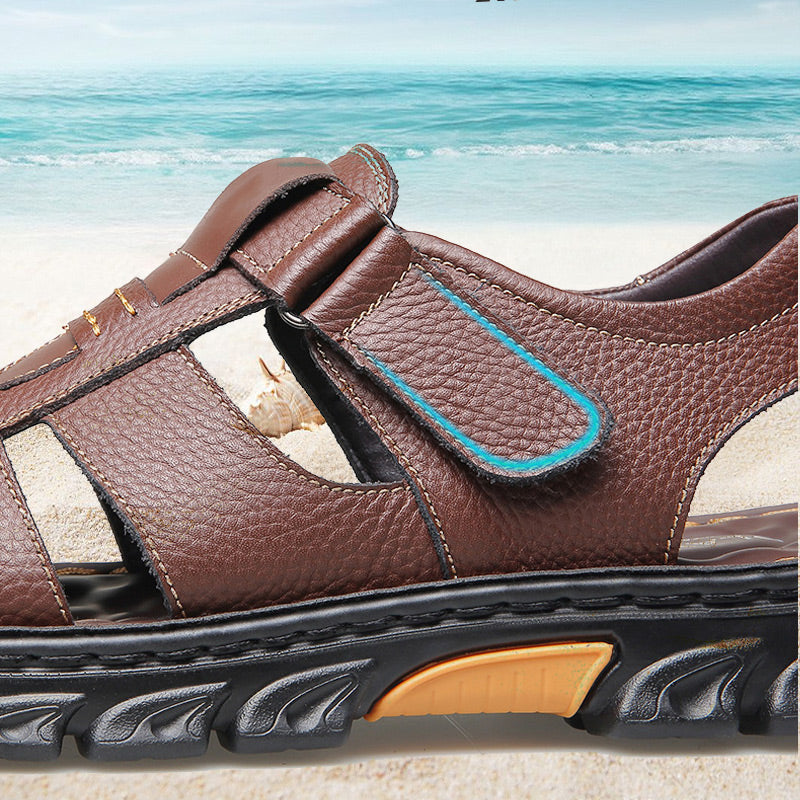 Avelena | Atmungsaktive Sommerschuhe aus Leder für Männer
