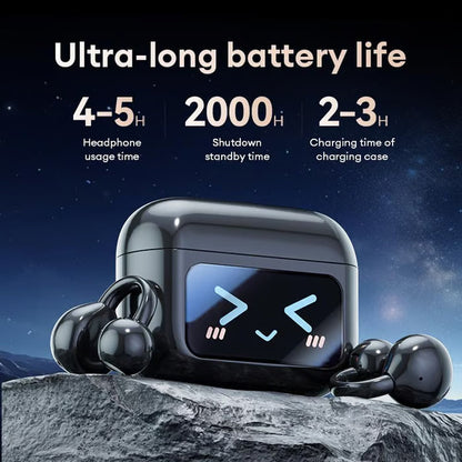 Avelena | Bluetooth Clip-On Kopfhörer - Kabellose Freiheit Musik unterwegs Stilvoll und Praktisch