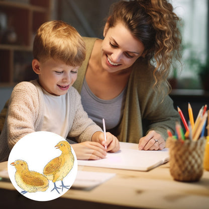 Avelena | Chinesische Malerei weiße Zeichnung Kopieralbum